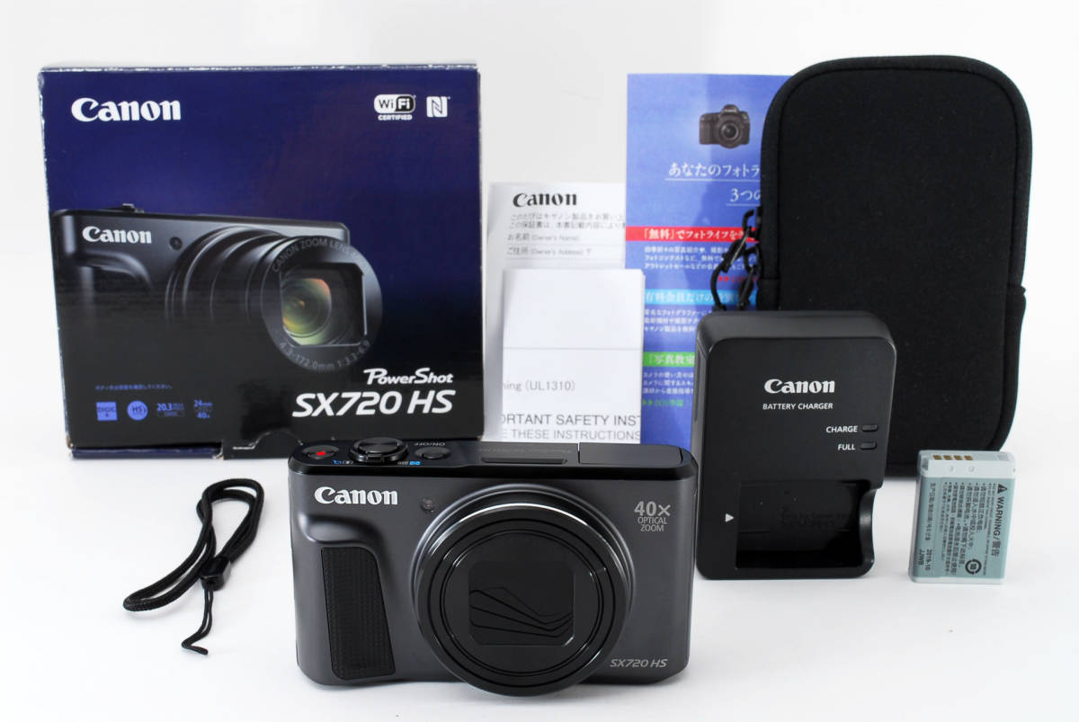 福袋特集 Canon デジタルカメラ PowerShot SX720 HS ブラック 光学40倍