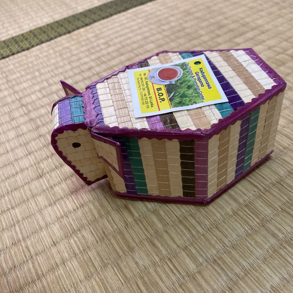 ぞう 象 ゾウ スリランカ 紅茶 箱 小物入れ 手作り ハンドメイド てづくり 手づくり_画像4