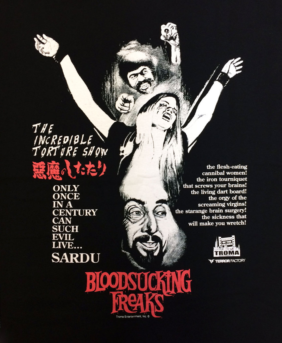 Tシャツ【BLOODSUCKING FREAKS】悪魔のしたたり / ブラッドサッキング・フリークス TROMA_画像1