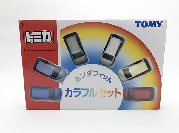 トミカ フィット　ホンダ　カラフルセット　honda fit ６台セット　TOMY　絶版
