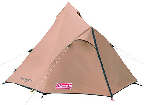 Coleman（Coleman）Tent Excursion Tipi / 325適用於3-4人2000031572結構帶前室，防止雨水進入帳篷時打開和關閉    原文:Coleman(コールマン) テント エクスカーションティピ/325 3～4人用 2000031572 開閉時 テント内に 雨の 侵入を 防ぐ 前室を 備えた 構造