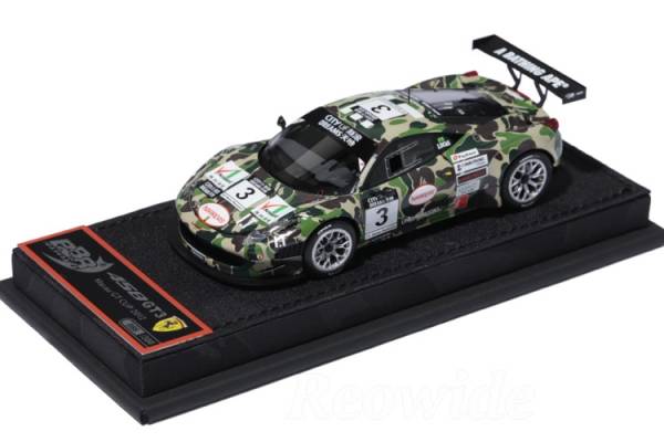 BBR 1/43 フェラーリ 458 イタリア GT3 マカオグランプリ 2012 bape 特注 300台限定 Tarmac Works x A Bathing Ape_画像1