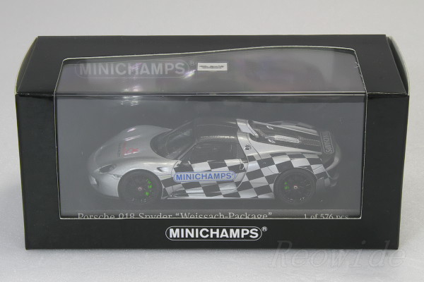  Minichamps 1/43 Porsche 918 Spider Weissach-Packagenyurun bell k* игрушка fea2015 576 шт. ограниченная модель Nurnberg