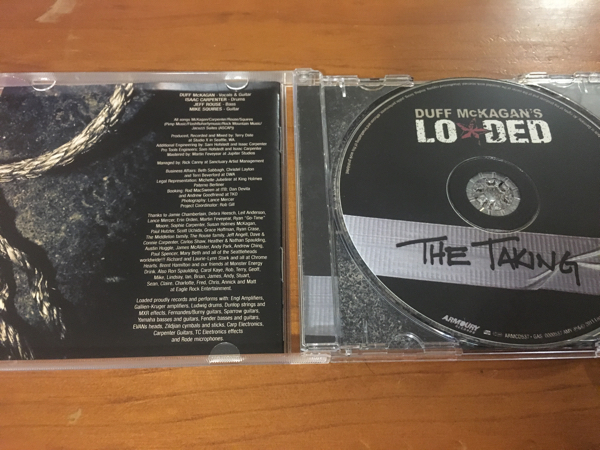 DUFF McKAGAN'S LOADED [ダフマッケイガンズ・ローディッド] 2011年 『THE TAKING』 CD　ガンズ・アンド・ローゼス_画像2