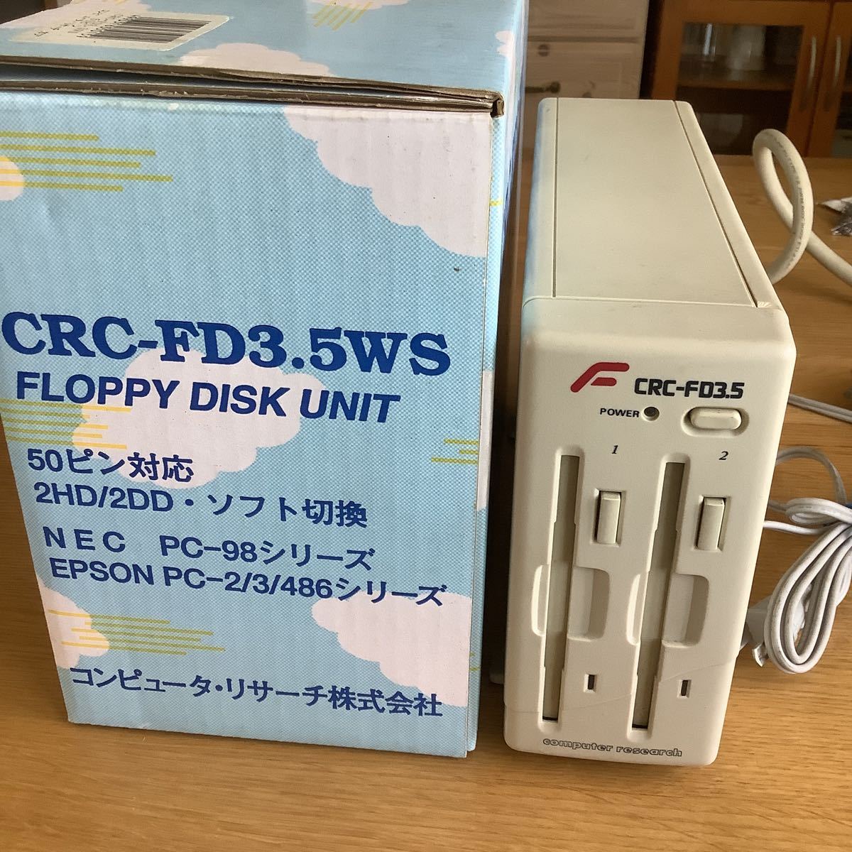 pc98 フロッピーディスクドライブ 3.5インチ 外付け CRC-FD3.5WS PC-98