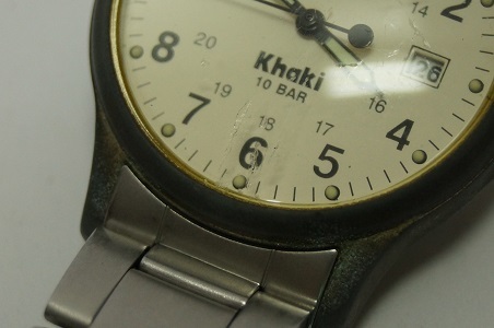 クオーツ KHAKI　ELITE腕時計 レターパックプラス可 0326M18r※_画像7