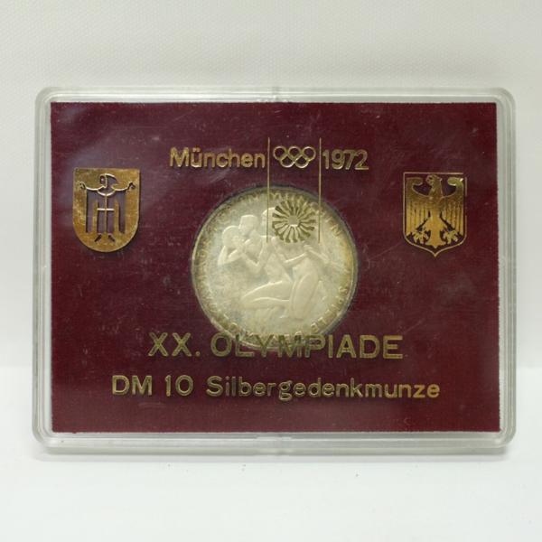 1972年　ミュンヘンオリンピック記念銀製硬貨　レターパックプラス可 0804N20r_画像2