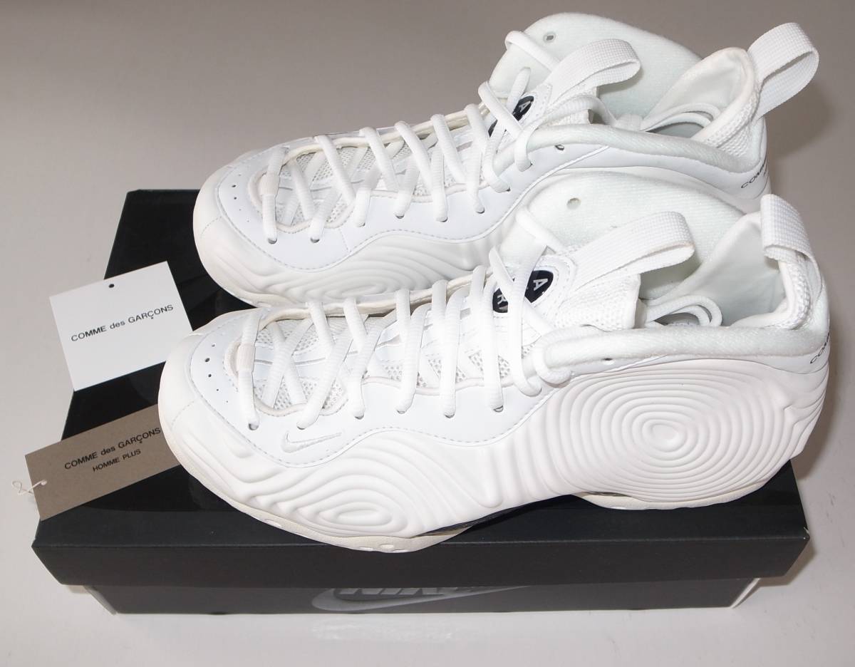 COMME des GARCONS HOMME PLUS コムデギャルソン オムプリュス NIKE AIR FOAMPOSITE ONE white 25.5cm
