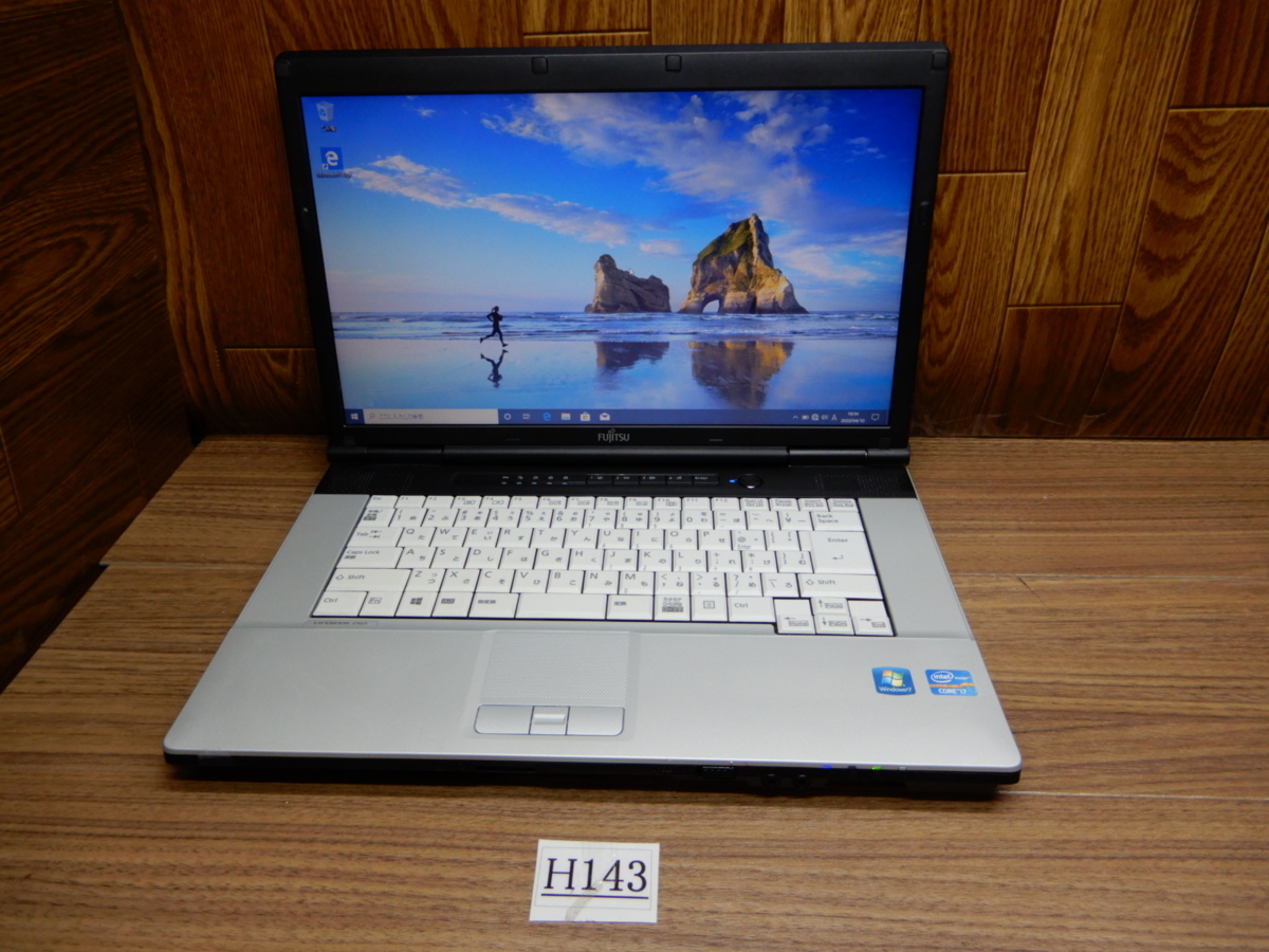 高性能i7 富士通LIFEBOOK E742/F 8GB 500GB win10-