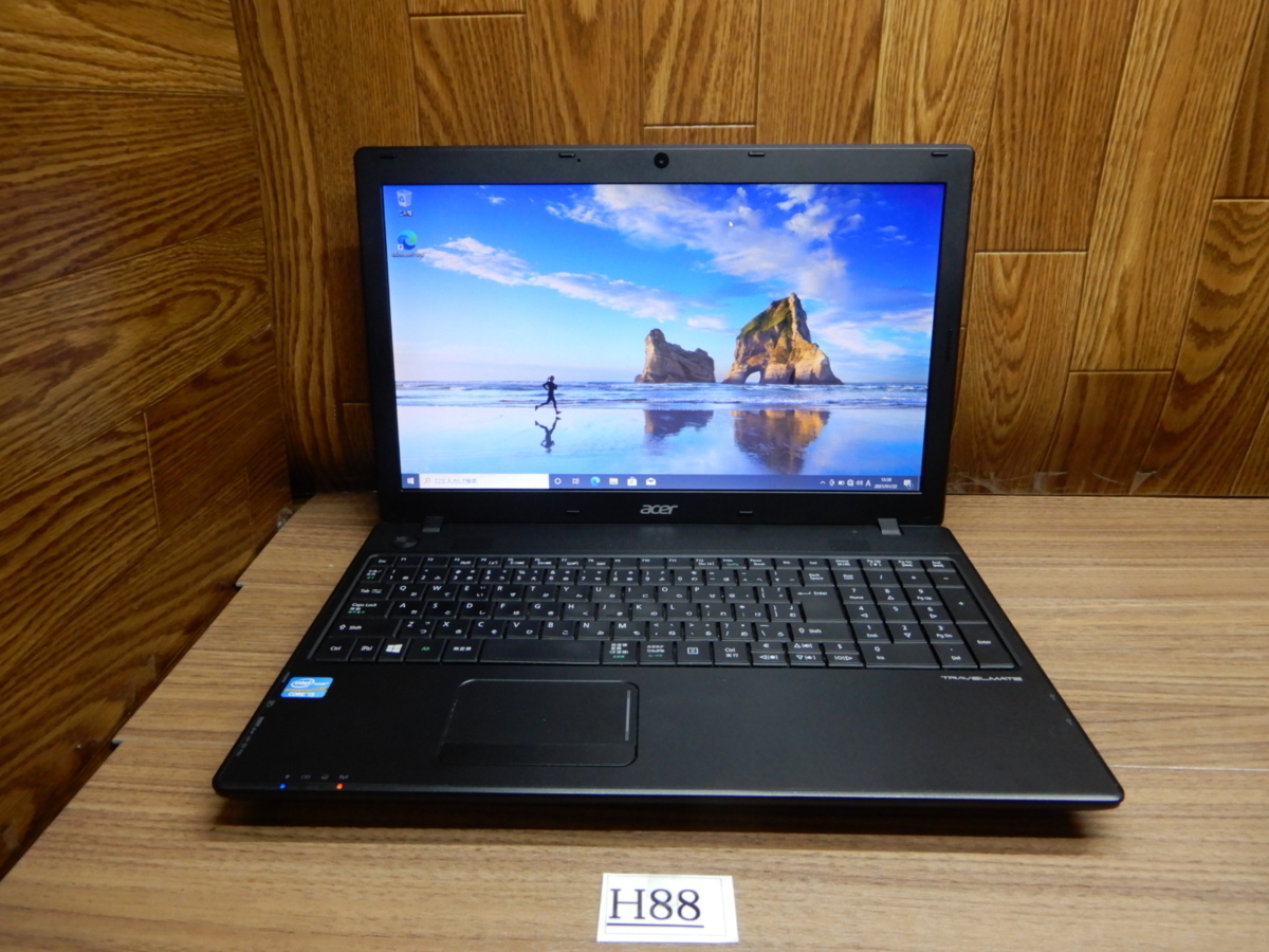 ☆H88☆ WEBカメラ & 無線LAN★Windows10★Core i5★500GB-HDD★DVDRWマルチ★無線LAN★15W液晶ノートパソコン★Acer☆TRAVEL MATE P453
