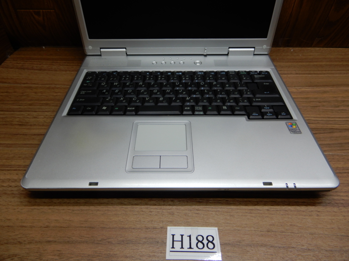 *H188* редкий товар *Windows XP* Hitachi PentiumM-740*30GB жесткий диск * память 512MB* Hitachi 15 жидкокристаллический ноутбук *FLORA 250w ML1