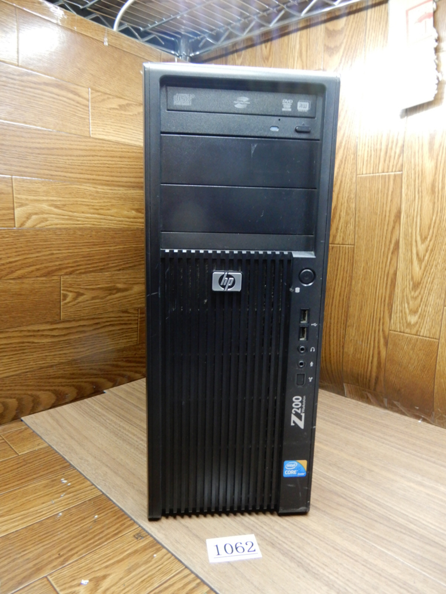 *1062*Windows7-64BIT*Quadro1800FX installing *Core i5-3.47G*500GB hard disk * memory 8G*DVDRW multi *hp* tower type personal computer *Z200