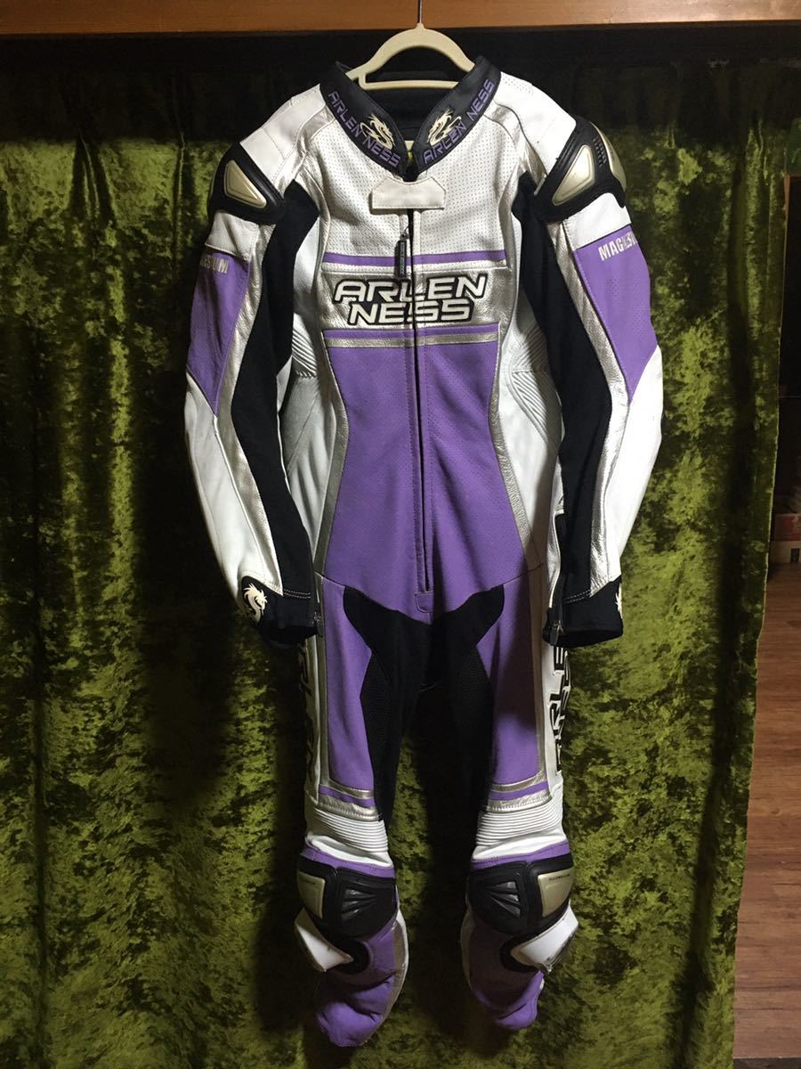 ARLEN NESS BERIKアレンネス レーシングスーツ 紫 バイク サーキット