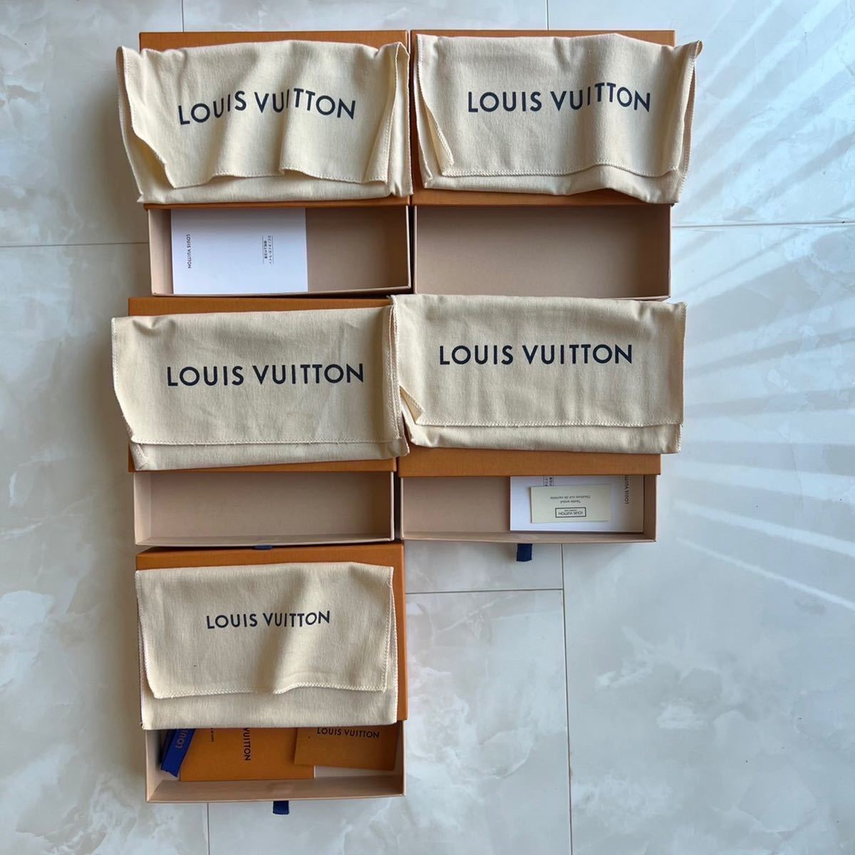 1円スタート ヴィトン 新型 箱 保存袋セット 18箱LOUIS VUITTON 空箱 