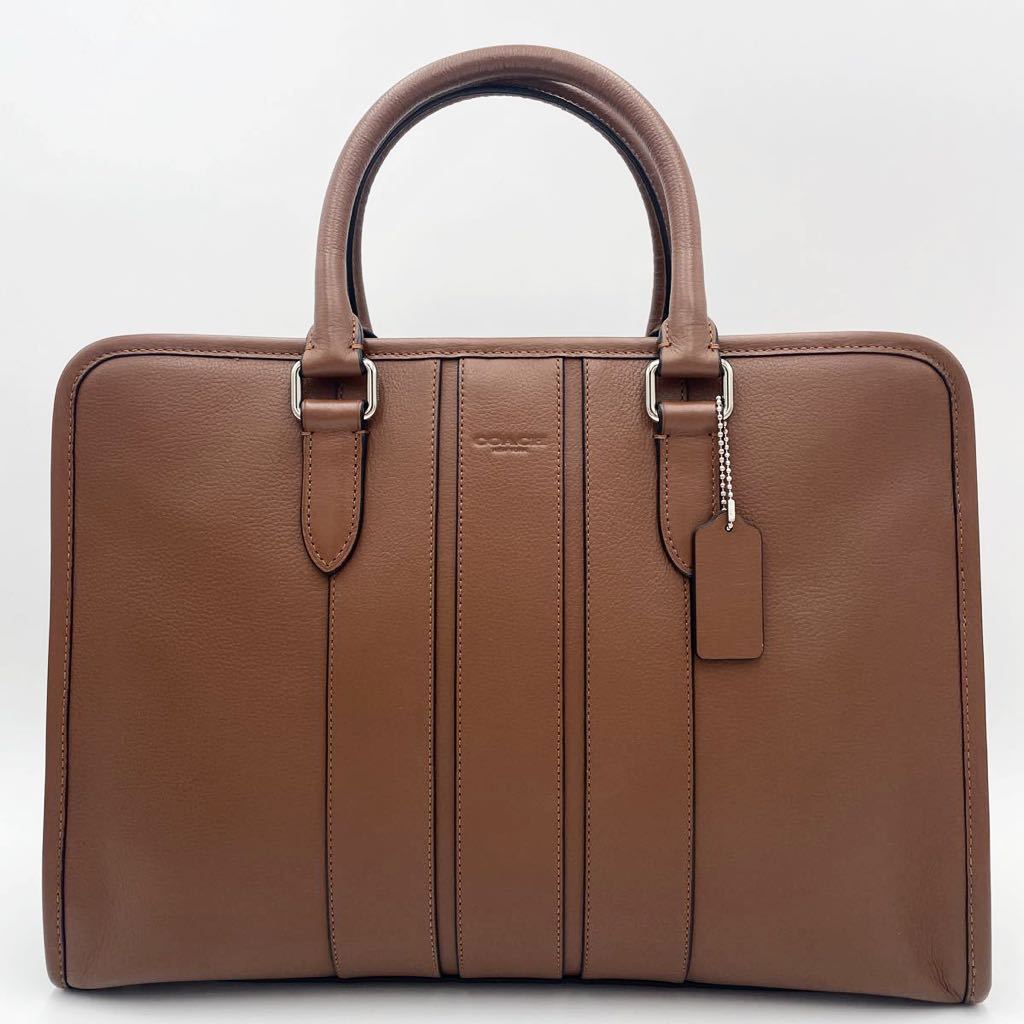 1円【未使用】定価¥96,860- COACH コーチ メンズ ビジネスバッグ