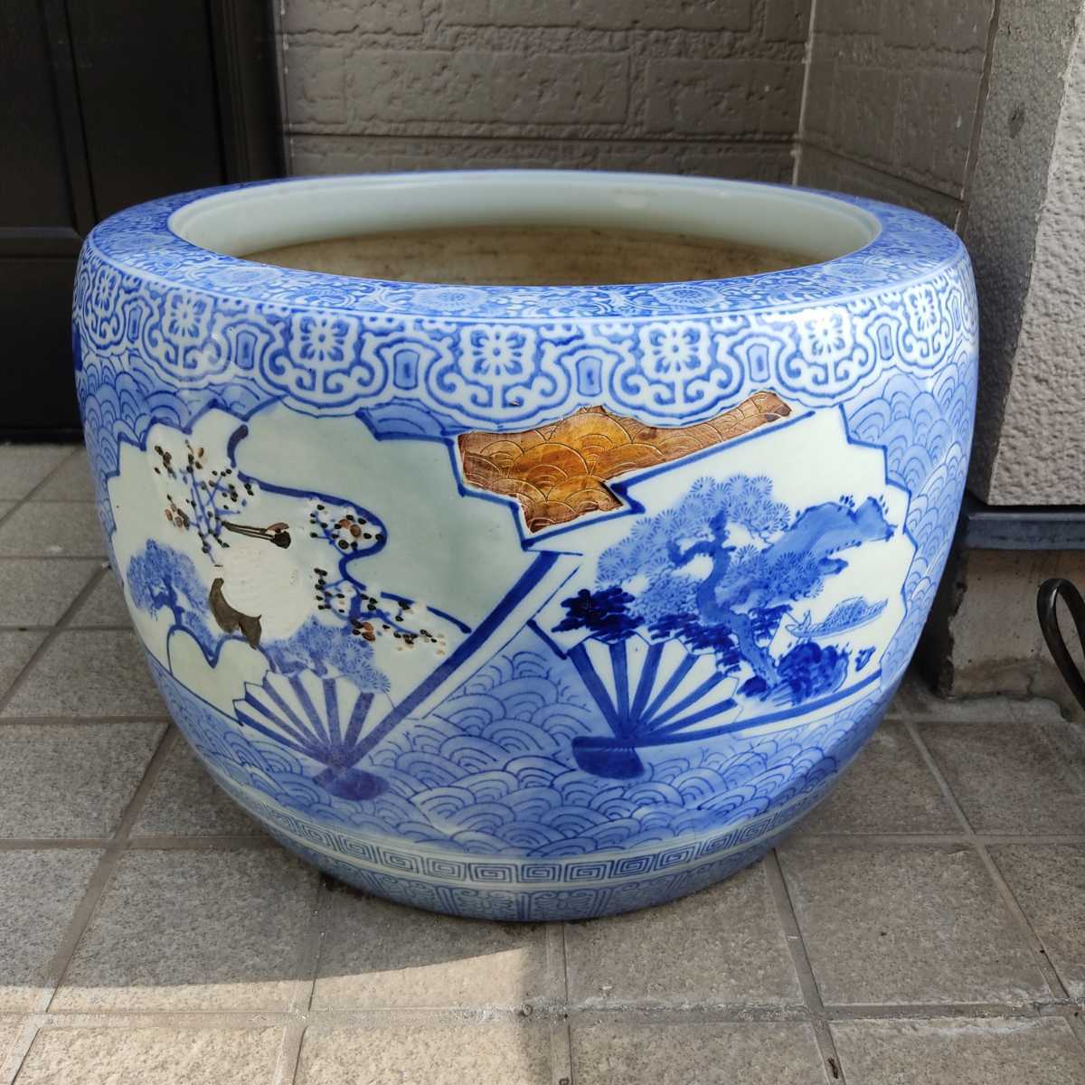 2021年最新海外 たちばな焼 火鉢 陶器 陶芸 工芸品 メダカ鉢 鉢