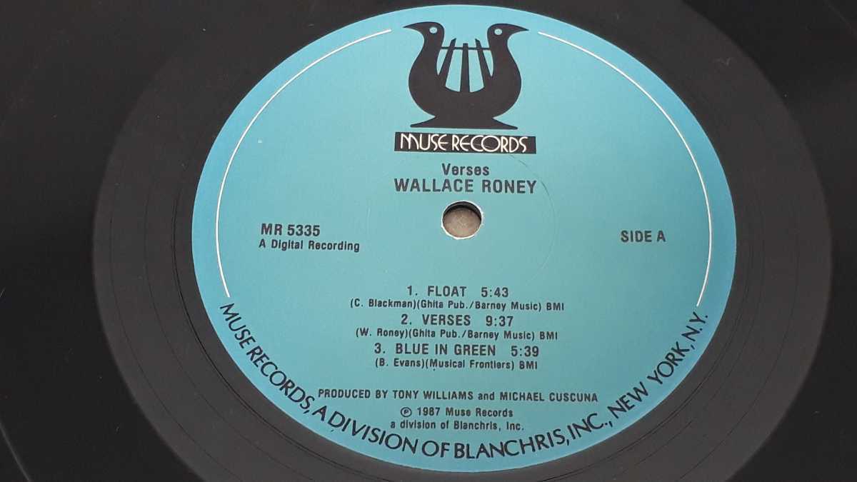 LPレコード ウォレス・ルーニー ヴァーセス ジャズ LP盤 ミューズ WALLACE RONEY VERSES MR5335 音楽 JAZZ 八王子市 引き取りOK