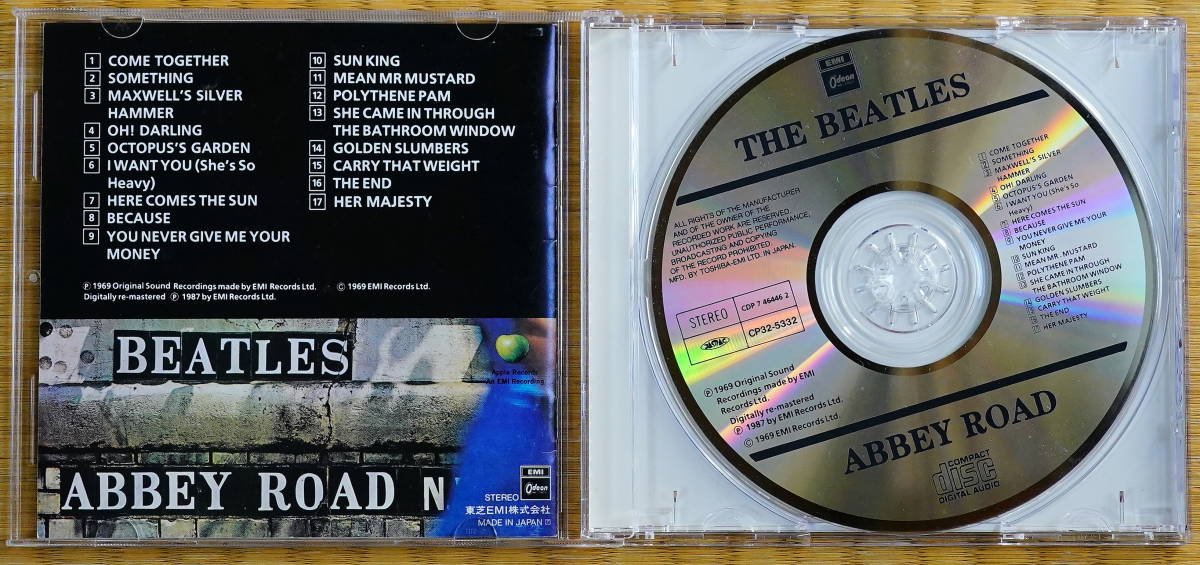 国内盤 The Beatles ザ・ビートルズ 「Abbey Road」 アビイ・ロード CD_画像3