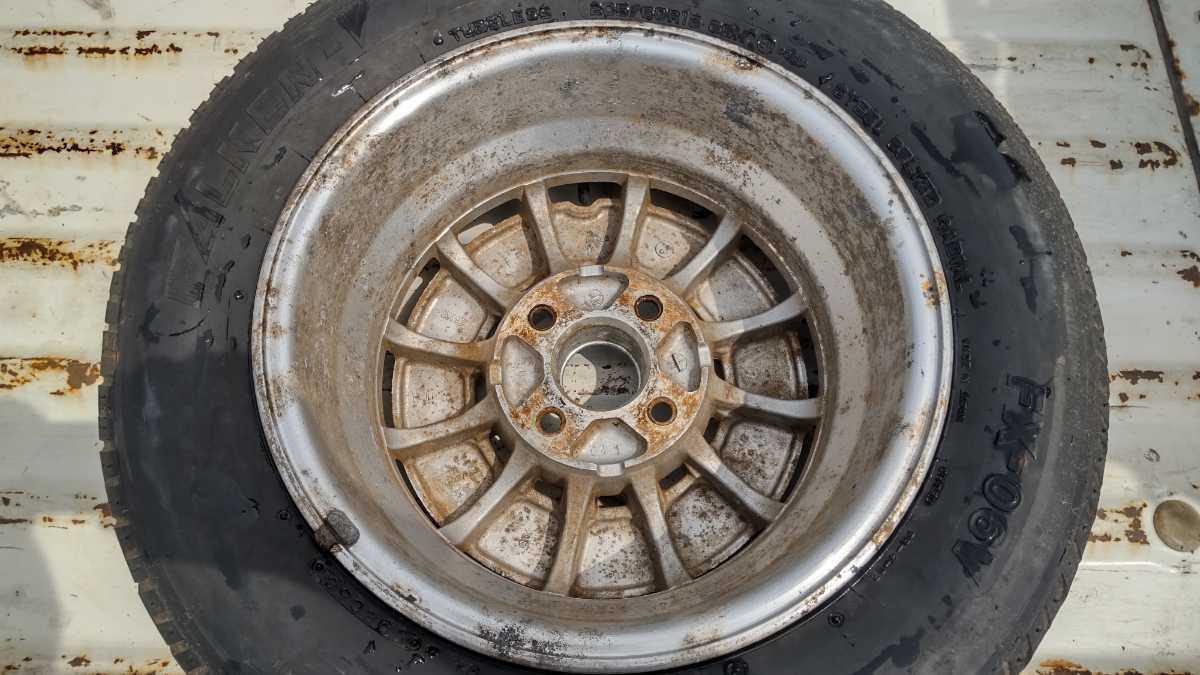 ② 希少 日産 R31 スカイライン 純正 15インチ アルミホイール 15×6j+