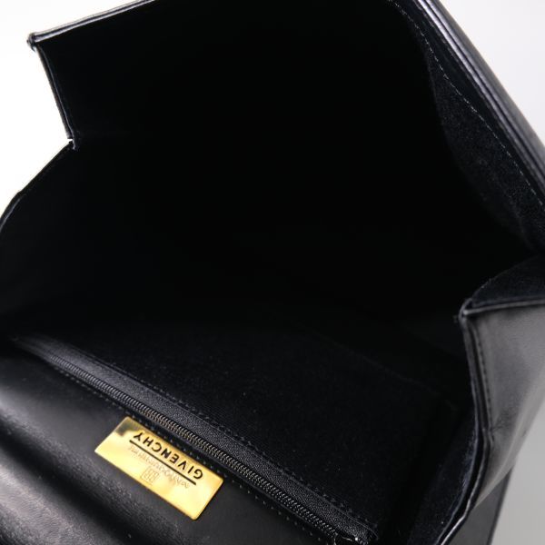 1円～ GIVENCHY ジバンシー ハンドバッグ 黒 ブラック レザー 替え金具 
