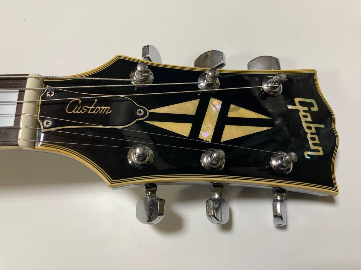 送料無料 Gaban Les Paul Customコピーモデル 1972年~1974年製 送料無料 Gaban Les Paul Customコピーモデル 1972年~1974年製