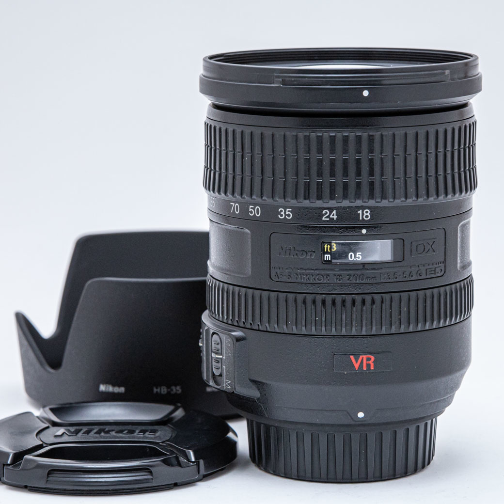 Nikon AF-S DX 18-200mm F3.5-5.6 G ED VR　【管理番号006808】