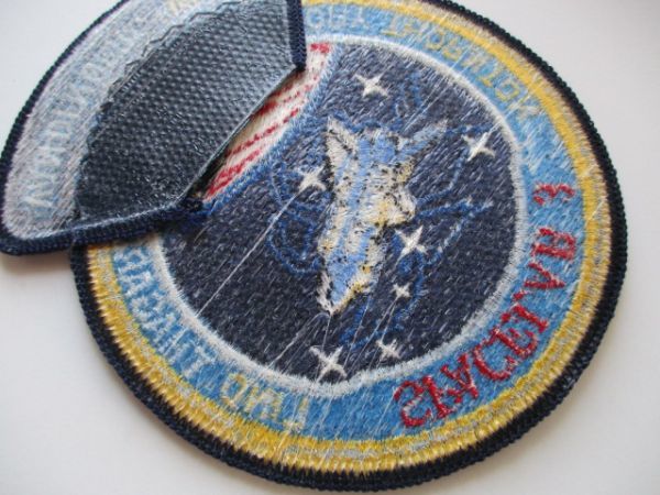 【送料無料】80s スペースシャトル計画『STS-51-B』チャレンジャーSPACELAB3刺繍ワッペン/パッチAアップリケ宇宙飛行士スペースシャトル U4_画像7