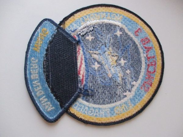 【送料無料】80s スペースシャトル計画『STS-51-B』チャレンジャーSPACELAB3刺繍ワッペン/パッチ アップリケ宇宙飛行士スペースシャトル U4_画像5