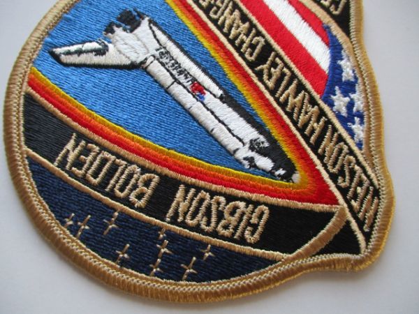 【送料無料】80s スペースシャトル計画『STS-61-C』コロンビア号 刺繍ワッペン/パッチNASAアップリケ宇宙飛行士ロケット宇宙船 U4_画像4