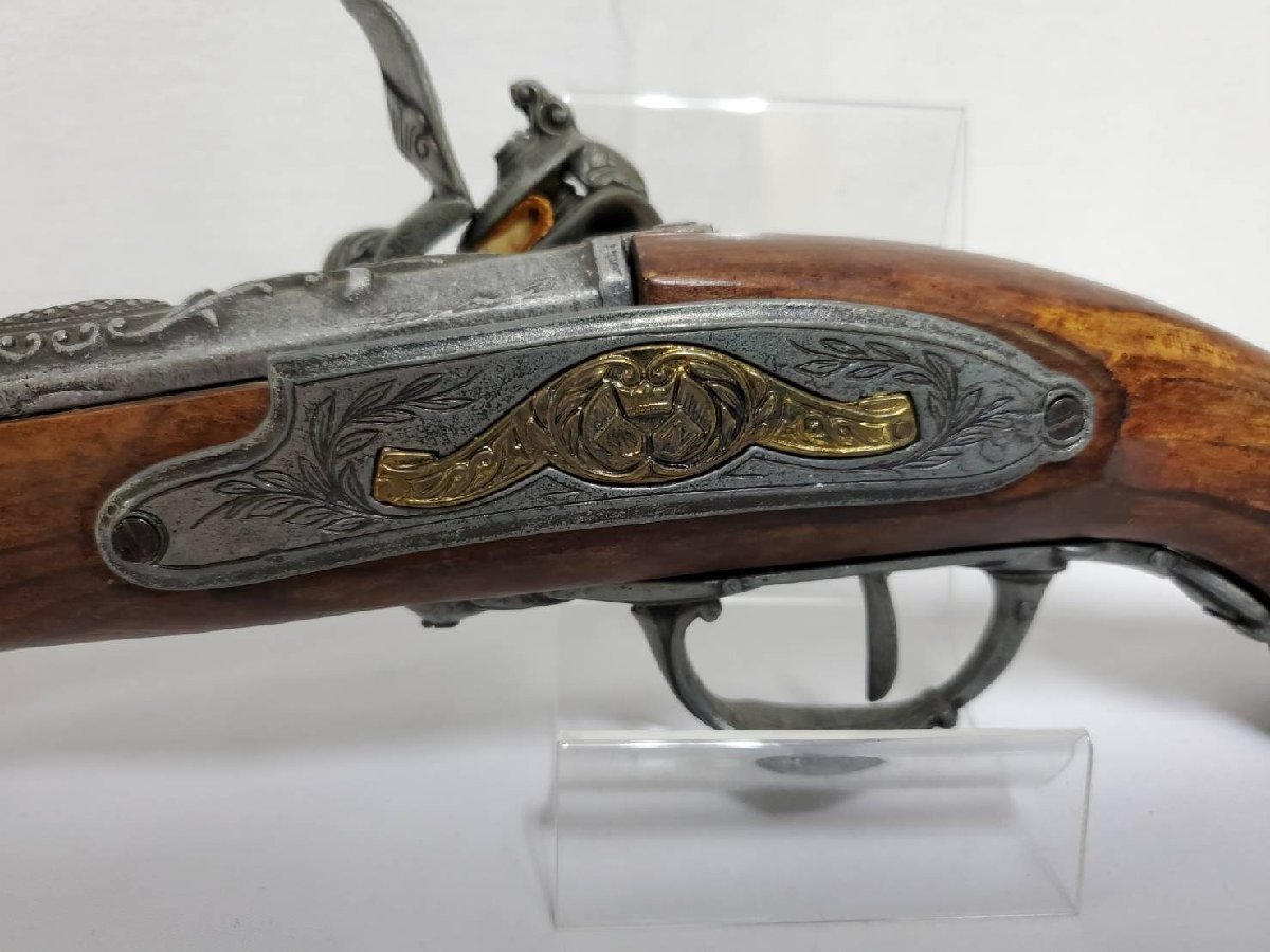 ▽アンティーク銃 フリントロック式 古式銃 西洋銃 レプリカ