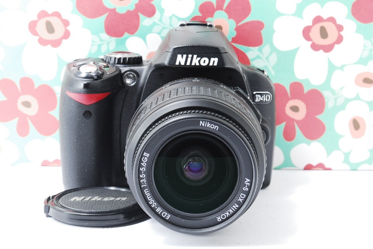 ☆小さい軽い簡単綺麗☆Nikon Ｄ40☆届いてすぐ使える☆初心者お勧め☆