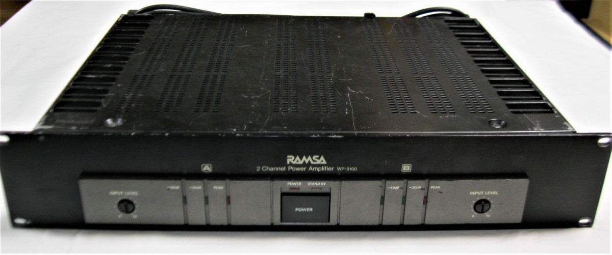 RAMSA Ram sa2 channel power amplifier WP-9100 secondhand goods 