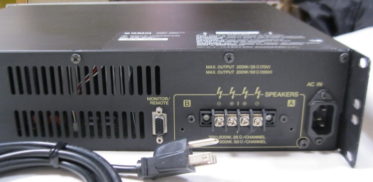 YAMAHA ( ヤマハ ) ハイインピーダンスパワーアンプ XH200 美品