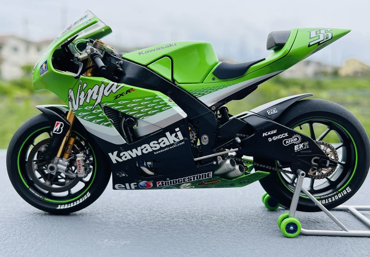 自作完成品 1/12 カワサキ ニンジャ Ninja ZX-RR Kawasaki Ninja ZX-RR キットから製作　No.56_画像1