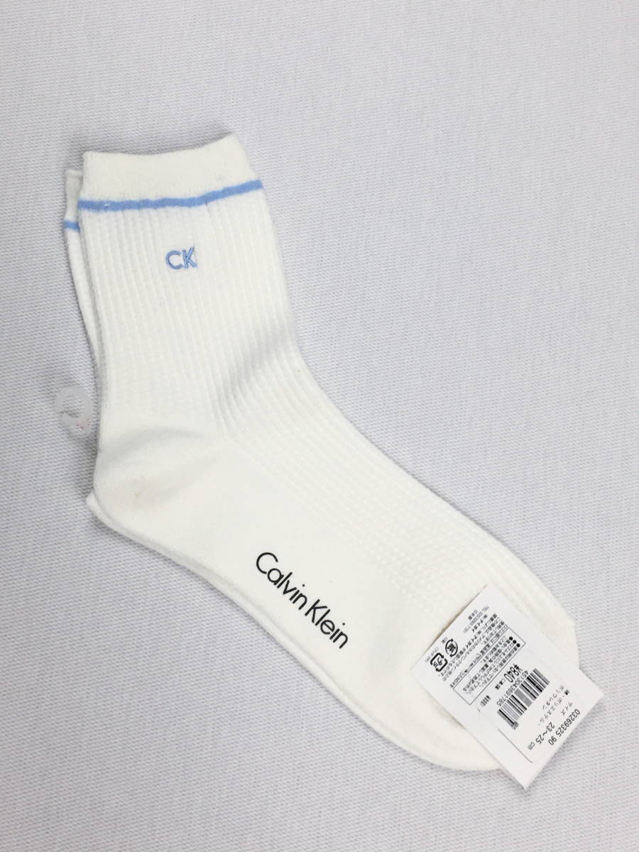 《郵送無料》■Ijinko◆新品☆カルバン・クライン Calvin Klein 日本製 ２３～２５ｃｍ サイズアンクルハイソックス