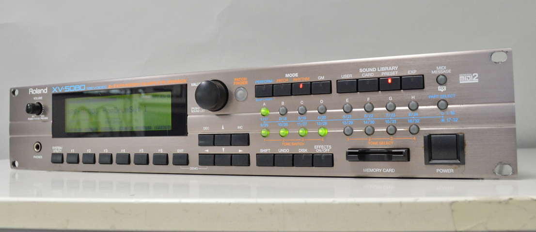 ジャンク品!」Roland/ローランド XV-5080音源モジュール ジャンク品!」Roland/ローランド XV-5080音源モジュール