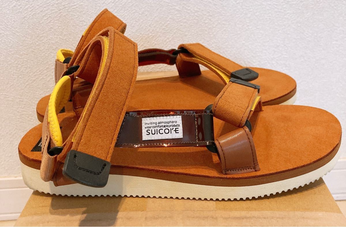 SUICOKE スイコック　サンダル　キャメル　ブラウン ストラップサンダル