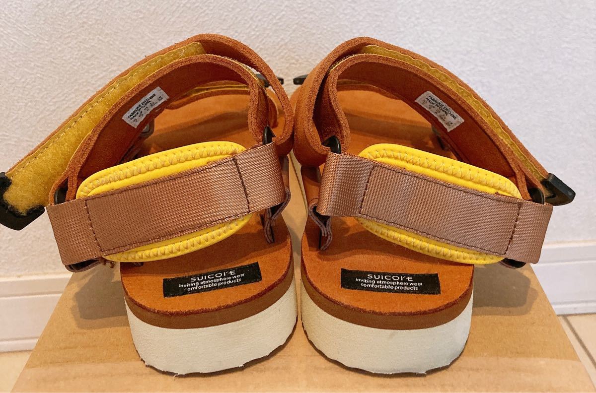 SUICOKE スイコック　サンダル　キャメル　ブラウン ストラップサンダル