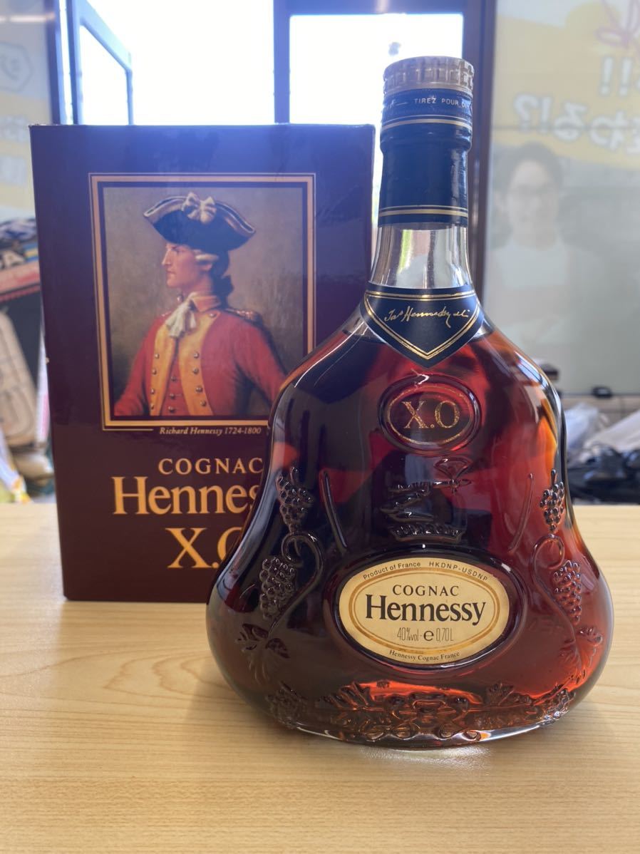 ☆COGNAC Hennessy XO コニャック ヘネシーXO 古酒 箱付き 未開栓 ...