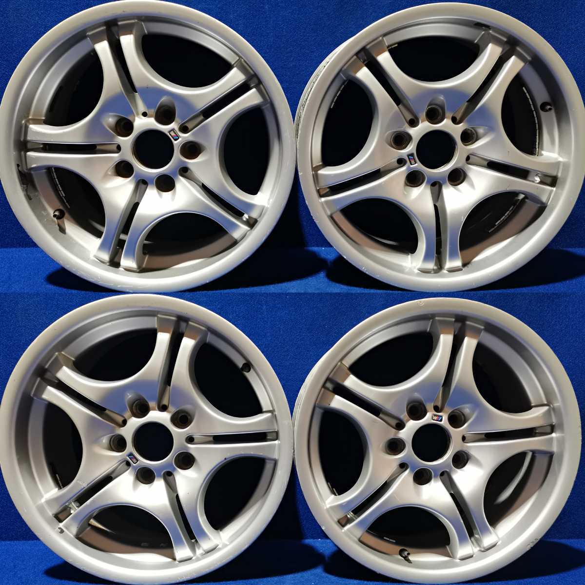 正規店 BMW 3系E46 Mスポーツ 純正ホイール 17×8.5J ET+50×2本 17×7.5J