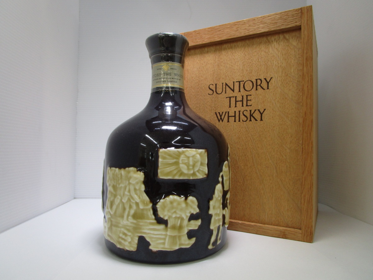 サントリー ザ ウイスキー 有田焼ボトル 陶器 750ml(1424g) 43