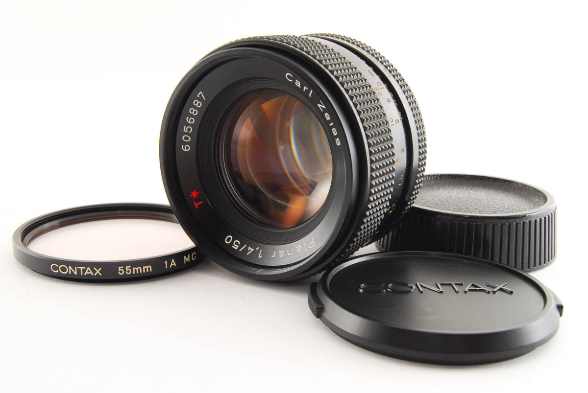 ☆超美品☆ コンタックス CONTAX Carl Zeiss Planar 50mm F1.4 T* AEJ