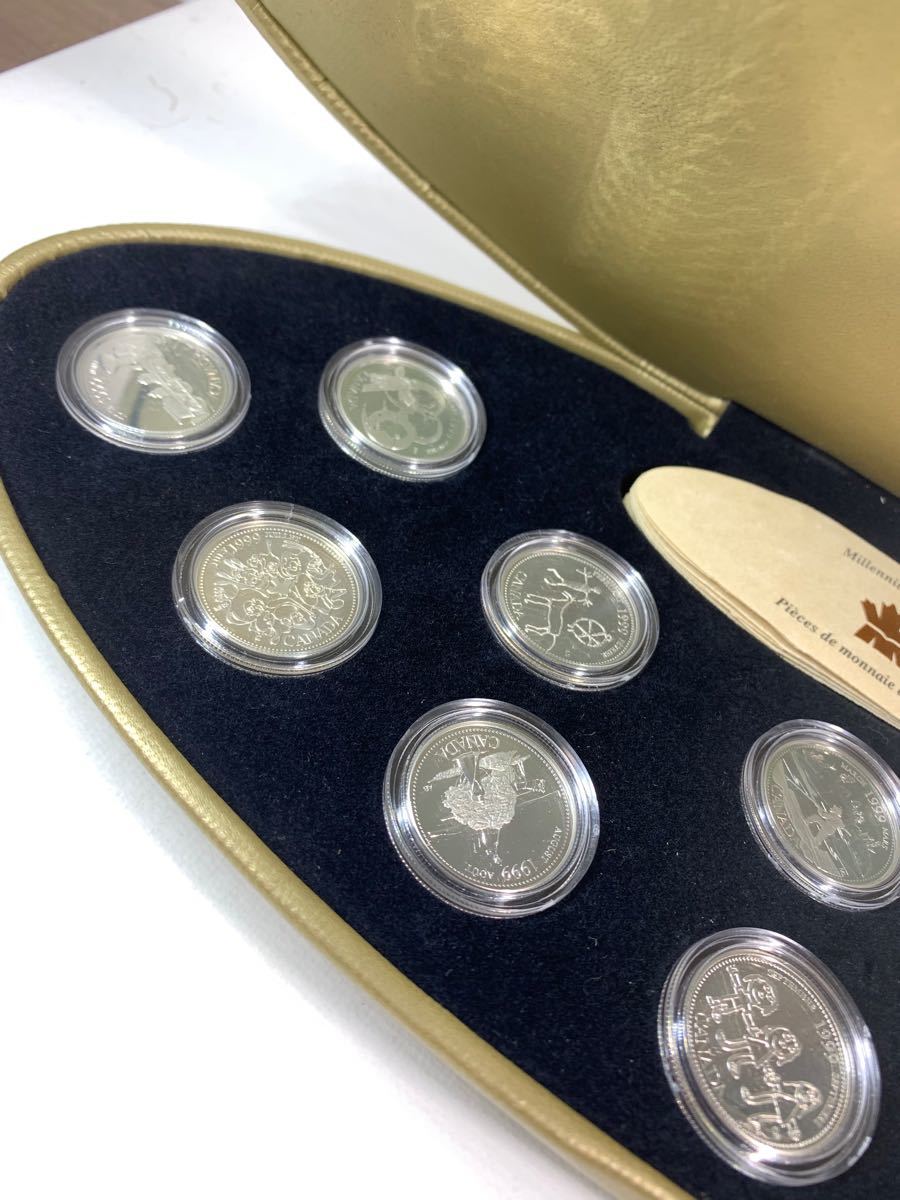 WEB限定】 1999年カナダ記念硬貨セット 旧貨幣/金貨/銀貨/記念硬貨