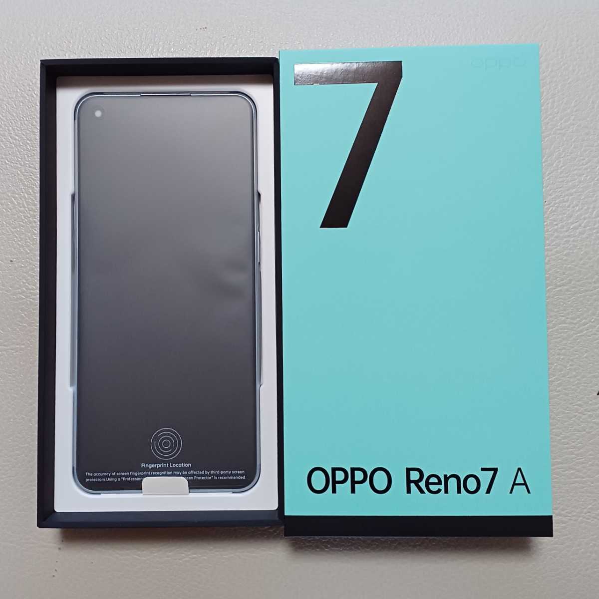 美品】OPPO Reno7 A CPH2353（ドリームブルー）【メーカーSIMロックフリー】