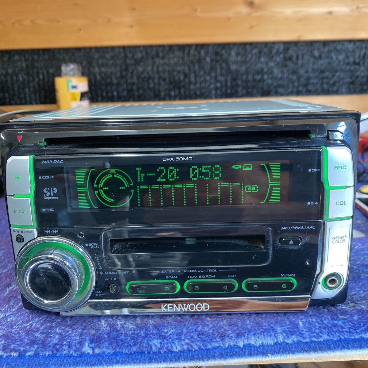 KENWOOD CD/MDプレーヤーDPX-50MD_画像2
