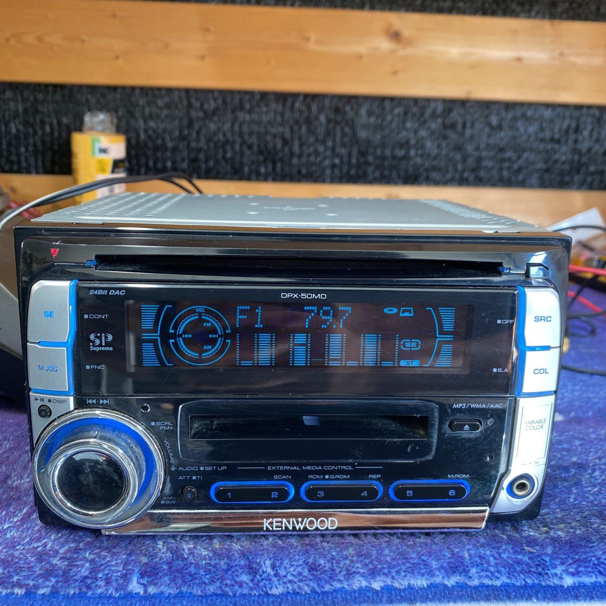 KENWOOD CD/MDプレーヤーDPX-50MD_画像4