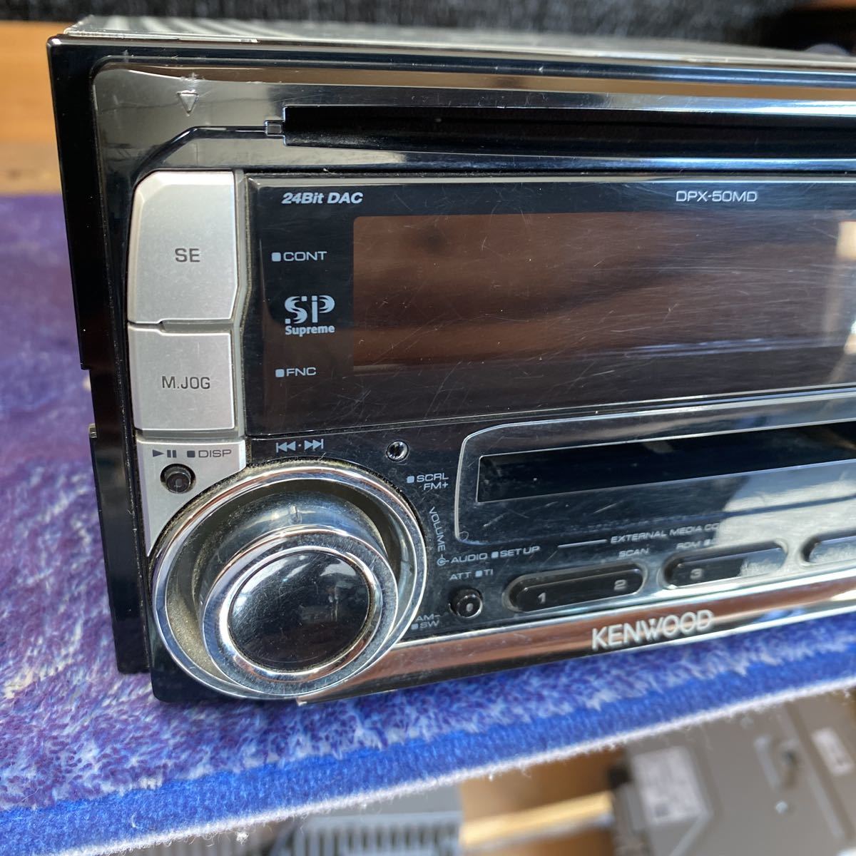 KENWOOD CD/MDプレーヤーDPX-50MD_画像6