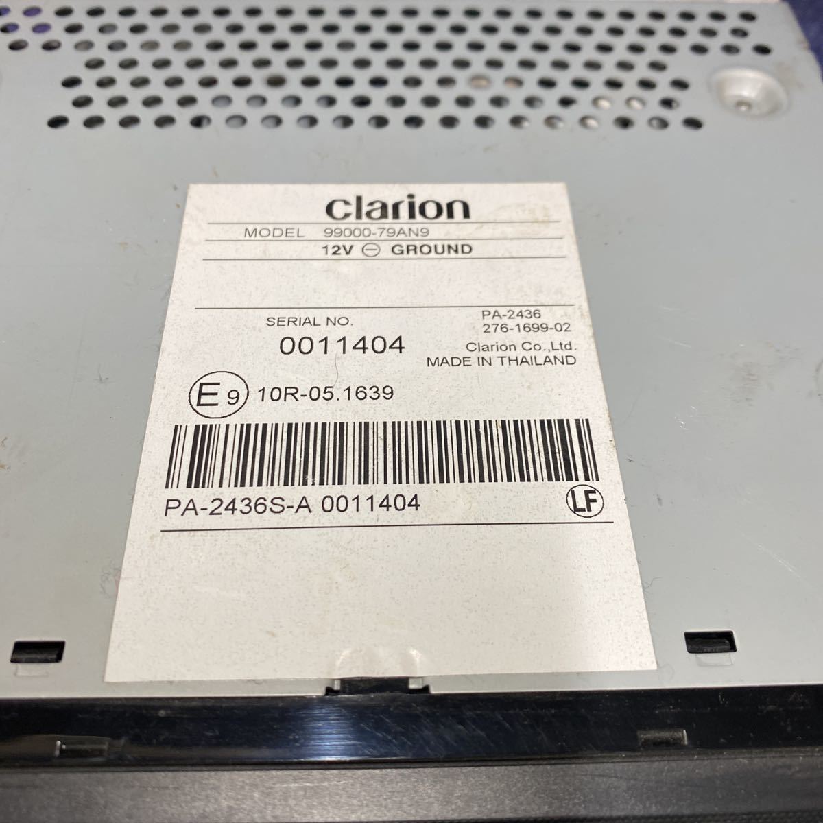 Clarion CD/USB/AUX MODEL 99000-79AN9