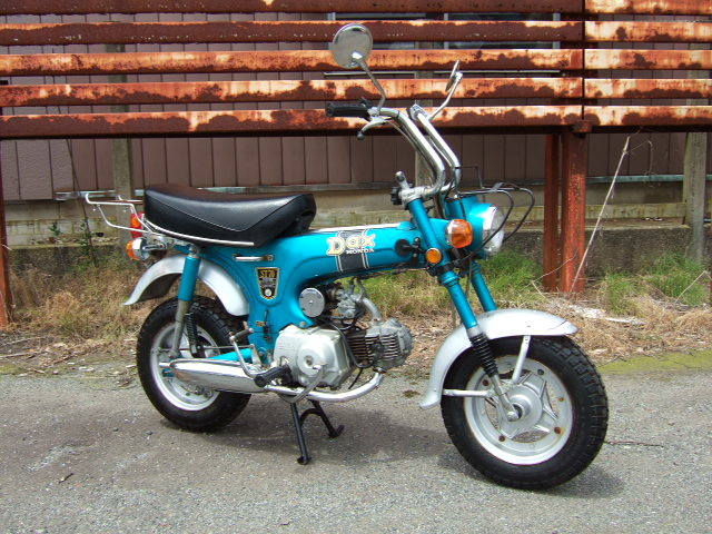 茨城発 ダックス70 ST70 実働! ツチノコマフラー キャプトン 分離式