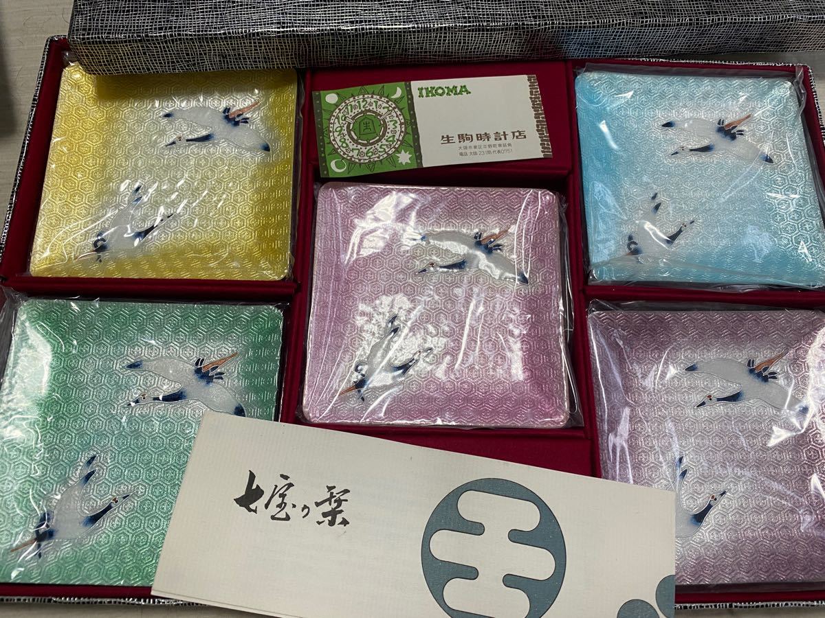 【新品美品】七宝の栞　生駒時計店　IKOMA お皿　小皿　5枚セット